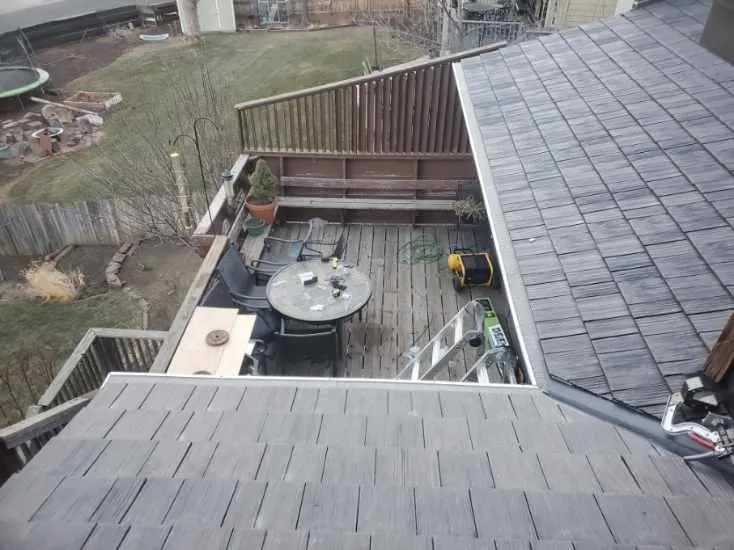 Steel siding on a Castle Rock home in Colorado hail country — inspect for dents and coating damage after storms